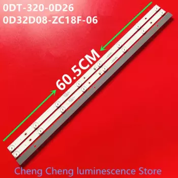 Для ENPEX 32D5 0A Light bar 0D32D08-ZC18F-06 LVW320CSD0 E7 V11 8 светодиодный 3V 60,5 cm 100% новая светодиодная Светильник ка