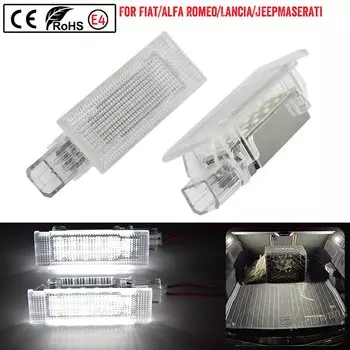 Для Fiat 500 500X 500L Argo Panda Grande Punto EVO светодиодные лампы багажника для Jeep Renegade, светильник отсека, интерьер Lugga