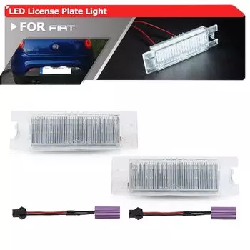 Для FIAT Bravo Grande Punto Evo SMD Led подсветка номерного знака Canbus без ошибок