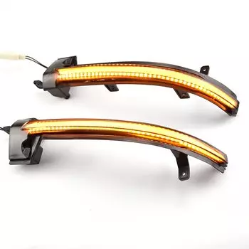 Для Фольксваген Touareg II 7P5 7P6 2010-2018 светодиодные боковые зеркала, динамический сигнал поворота, индикатор, лампа-повторитель