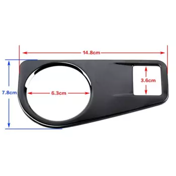 Для Фольксваген VW Tiguan MK2 2017-2019 хромированная головка светильник нержавеющей стали и углеродного волокна крышка для высветильник еля света Панель Отделки