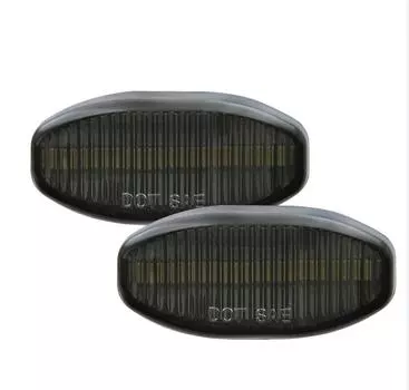 Для Ford F150 SVT Raptor 2010-2014 прозрачные или дымчатые линзы автомобильные передние желтые светодиодсветодиодный боковые габаритные огни светильник тели поворота