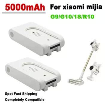 Для G9 G10 Сменный аккумулятор для Xiaomi Mijia G10 ручной беспроводной пылесос запчасти Внешняя батарея Зарядка 5000 мАч