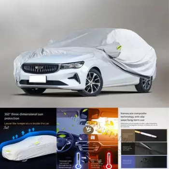 Для Geely Emgrand fit наружная защита, полные автомобильные Чехлы, снежный чехол, Солнцезащитный водонепроницаемый пыленепроницаемый внешний защитный чехол для автомобиля