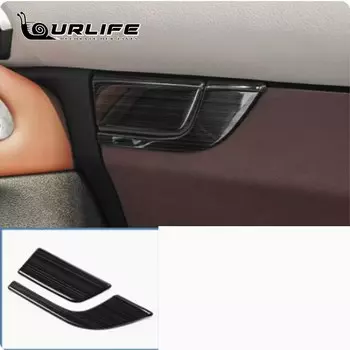 Для Geely Monjaro Grand Koleos 2022 2023 2024 2025 автомобильные черные титановые Декоративные наклейки для интерьера ABS аксессуары