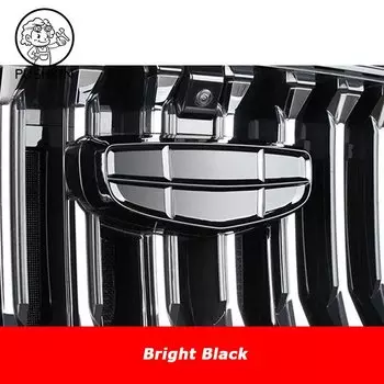 Для GEELY Monjaro Manjaro Xingyue L KX11 передняя эмблема черная самурайская сетка украшение модификация логотип автомобиля аксессуары орнамент