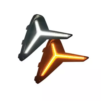 Для Geely New Emgrand 2024 2023 MK4 Автомобильные дневные ходовые огни, Модифицированная с лампой светодиодный, выделенная передняя противотуманная фара