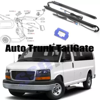 Для GMC Conversion Van Savana 2008-2024 Автомобильный силовой подъемник багажника Электрический люк задней двери Стойка задней двери Автоматический привод задней двери