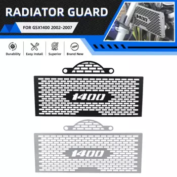 Для GSX1400 GSX 1400 2002 2003 2004 2005 2006 2007 новые аксессуары для мотоциклов с ЧПУ алюминиевая решетка радиатора защитная крышка