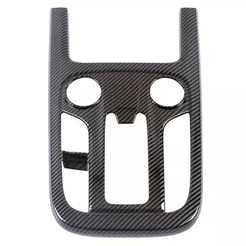 Для GWM Tank 300 2022 2023 коробка передач Панель переключения передач рамка Крышка отделка аксессуары для интерьера Стайлинг углеродный черный дерево зернистость Декор