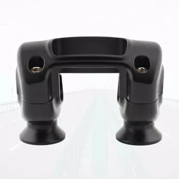 Для Harley Davidson Dyna Руль Riser Softail Fat Boy Fat Bob Touring Road King мотоциклетный комплект с алюминиевым черным покрытием