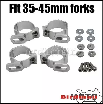 Для Harley Dyna Sportster зажим для вилки четверть полурукавицы клубный стиль кронштейн для крепления обтекателя фар регулируемый зажим 35 мм-55 мм