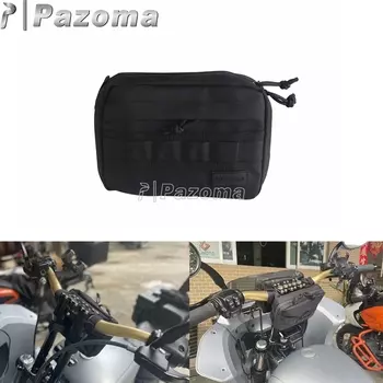 Для Harley Sportster Dyna Softail Touring Cruiser FXBB мотоциклетная сумка на руль камуфляжная Т-образная планка дорожная портативная клубная сумка пакет