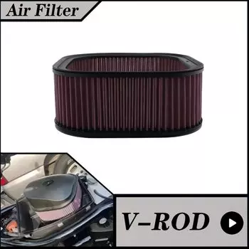 Для Harley V Rod VRSCA V-Rod VRSCAW VRSCB VRSCD Night Rod VRSCDX VRSCD Замена воздухоочистителя 2002-2013 Мотоциклы Воздушный фильтр