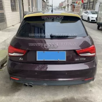 Для хэтчбека Audi A1 8X PQ25 10-14, высококачественный глянцевый черный задний спойлер на крыло багажника, Задняя Крышка багажника
