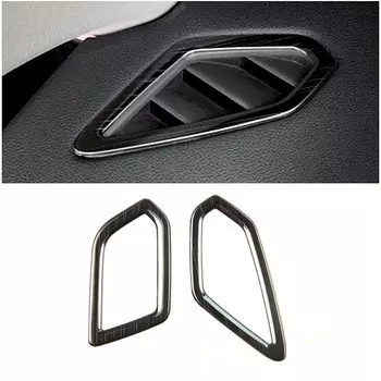 Для Haval F7 F7X 2018-2021 Автомобильная приборная панель кондиционер решетка вентиляции переменного тока рамка отделка из нержавеющей стали декоративная наклейка