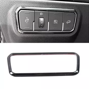 Для Haval F7 F7X 2018-2021 налобный фонарь лампа кнопка переключения декоративная крышка отделка из нержавеющей стали Рамка для фары декоративная