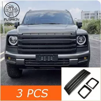 Для Haval H9 2nd MKII 2024 2025 передняя гоночная решетка с защитой от насекомых, сетчатый чехол, аксессуары для стайлинга автомобиля, внешняя наклейка