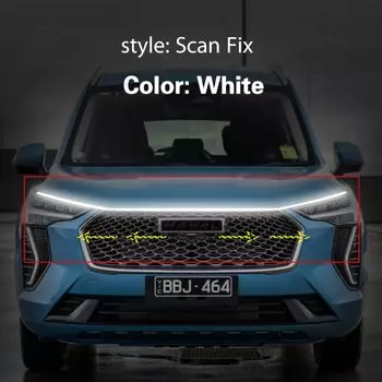 Для Haval Jolion 2021, светодиодный автомобильный капот, дневные ходовые огни, полоса со стартовым сканированием, автомобильные декоративные атмосферные лампы, водонепроницаемые DRL