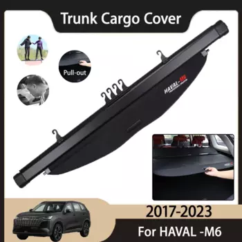 Для haval M6/M6PLUS 2017-2023 накладка на заднюю багажник автомобиля, навес на заднюю полку, навес на перегородку, декоративные аксессуары для стайлинга автомобиля