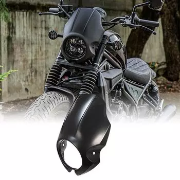 Для Honda 2020-2023 Rebel CMX 300 500 1100, матовый черный обтекатель фары, ветрозащитный чехол