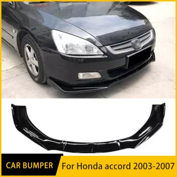 Для Honda Accord передний бампер, разделенный спойлер, диффузор, дефлектор 2003 2004 05 06 07, высококачественный спортивный модификационный аксессуар