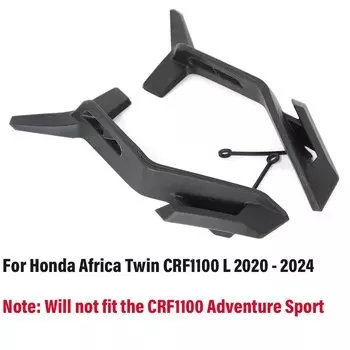 Для Honda Africa Twin CRF1100 L 2020 2021 2022 2023 2024 2025 аксессуары для мотоциклов, дефлекторы, комплект дефлекторов низкого ветра, резиновый