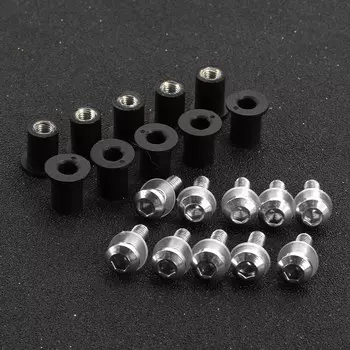 Для HONDA Africa Twin CRF1100L CRF1000L CRF 1100 1000 L Adventure ADV XRV750 10 шт. M5 5 мм комплекты болтов для лобового стекла