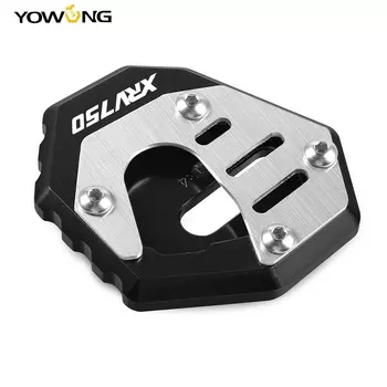 Для HONDA AFRICA TWIN XRV750 алюминиевый сплав, подставка для мотоцикла, удлинитель для ног, боковая удлинитель, опорная пластина, увеличенное основание