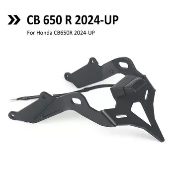 Для Honda CB 650 R CB 650R CB650R 2024-UP Мотоцикл Задний короткий хвост Аккуратный держатель номерного знака Кронштейн задней бабки Светодиодный светильник