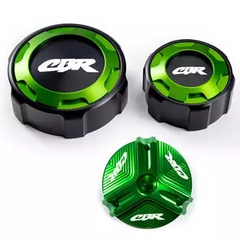 Для HONDA CBR1000RR CBR1000 RR CBR 1000 RR 2004-2018 2019, крышка переднего и заднего тормозного бака и защитная крышка заливной горловины, аксессуары