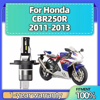 Для Honda CBR250R 2011 2012 2013 1 шт. Canbus без ошибок 15000LM LED H4 мотоциклетная фара лампа дальний и ближний свет для мотоцикла