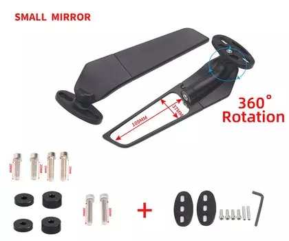 Для Honda CBR250R CBR300R CBR500R CBR600R зеркало для мотоцикла модифицированное ветрокрыло регулируемое вращающееся зеркало заднего вида Moto