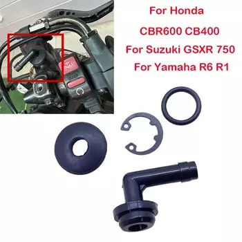 Для Honda CBR600 CB400 Suzuki GSXR750 Yamaha R6 R1 Универсальный мотоциклетный главный тормозной цилиндр сцепления, соединительный соединитель масляной трубы