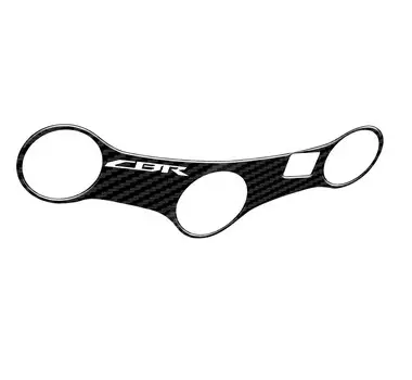 Для HONDA CBR600 CBR 600 F4I 2001-2007 2002 2003 2004 2005 Motorrad 3D углеродный вид верхний тройной хомут защита