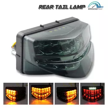 Для Honda CBR600F4i CBR 600 F4i 2001 2002 2003 хром задний светильник тормозной поворотники Интегрированный Светодиодный светильник