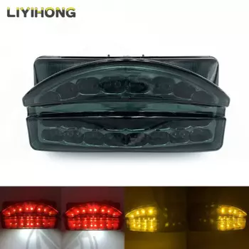 Для Honda CBR600F4i CBR 600 F4i 2001 2002 2003, хромированный задний фонарь, стоп-сигналы поворота, встроенный светодиодный светильник