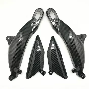 Для HONDA CBR600RR 2007-2012 4 шт. обтекатель для заднего хвостового драйвера CBR 600RR мотоциклетная панель с углубленной отделкой из углеродного волокна