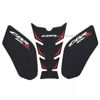 Для Honda CBR600RR CBR 600 RR 2003-2006 2004 2005, боковая накладка на топливный бак мотоцикла, наколенник, резиновые наклейки