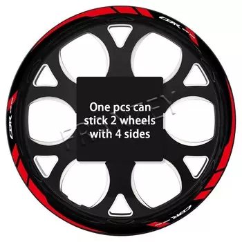 Для HONDA cbr 650r CBR600 RR CBR 1000RR CBR 650F 500R Светоотражающая наклейка на колесо Ступица Наклейка на обод Лента Водонепроницаемые аксессуары