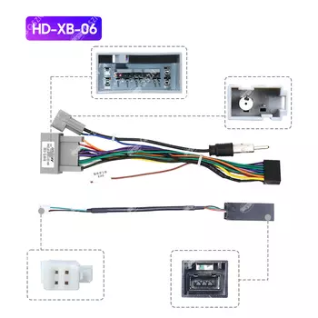 Для Honda CITY 2013 JADE 2006 JAZZ 2015 STEPWGN 2013 FREED Автомобильный радиоприемник Android DVD Стерео кабели Жгут проводов
