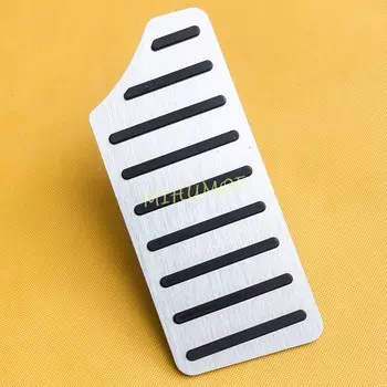 Для Honda Civic 2016-2025 10/11 из алюминиевого сплава, подставка для ног, подставка для ног, чехол для педали, серебристый