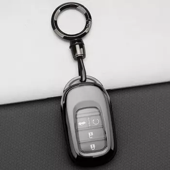 Для Honda Civic Accord HR-V CR-V CRV 2022 2023 5-кнопочный автомобильный брелок-держатель из ТПУ, чехол для автомобильного ключа, брелок, аксессуары