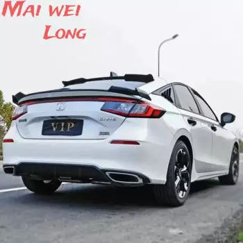 Для Honda Civic Hatchback T Style 2022 2023, спойлер багажника автомобиля, ABS, аксессуары для заднего крыла багажника, спойлер