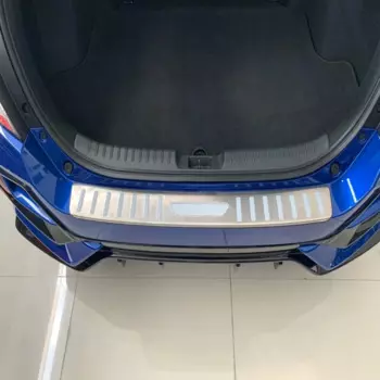 Для Honda Civic хэтчбек 2020 2021 внешняя накладка на бампер заднего багажника задняя дверь порог Защитная Наклейка Автомобильные аксессуары
