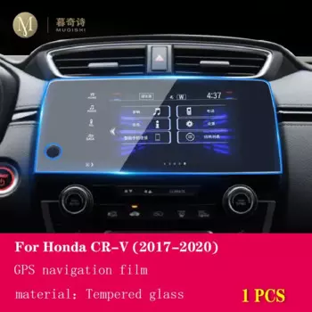 Для Honda CR-V 2017-2020 Автомобильная центральная консоль, ЖК-экран, закаленное стекло, защитная пленка, защита от царапин, радио, стеклянная пленка, аксессуары