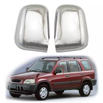 Для Honda CR-V Crv 4WD 1996 1997 1998 1999 2000 2001 автомобильные хромированные аксессуары для зеркала заднего вида с покрытием стильная обшивка для бокового зеркала