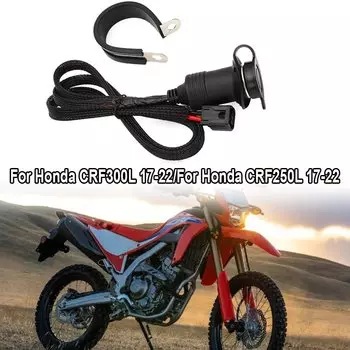 Для Honda CRF300L CRF250L 17-22 Rally Dual USB зарядное устройство QC 2x 2.1A 2 100 мАч розетка с переключаемой мощностью '17 на Plug And Play CRF 250 л