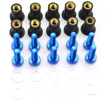 Для honda CRF 1000 1100 L CRF1000L CRF1100L AFRICA TWIN XRV750 L-Y atwin 10 шт. 5 мм лобовое стекло, винты для лобового стекла