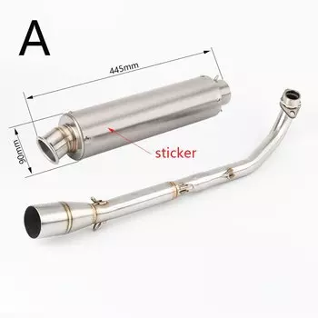 Для Honda Cross Cub110 CC110 выхлоп 2018-2023 мотоциклетная выхлопная система Escape полная система модификация Cub110 глушитель передней трубы 110CC